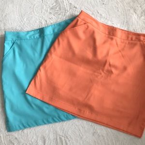 2 Coral Bay golf skorts sz 4
